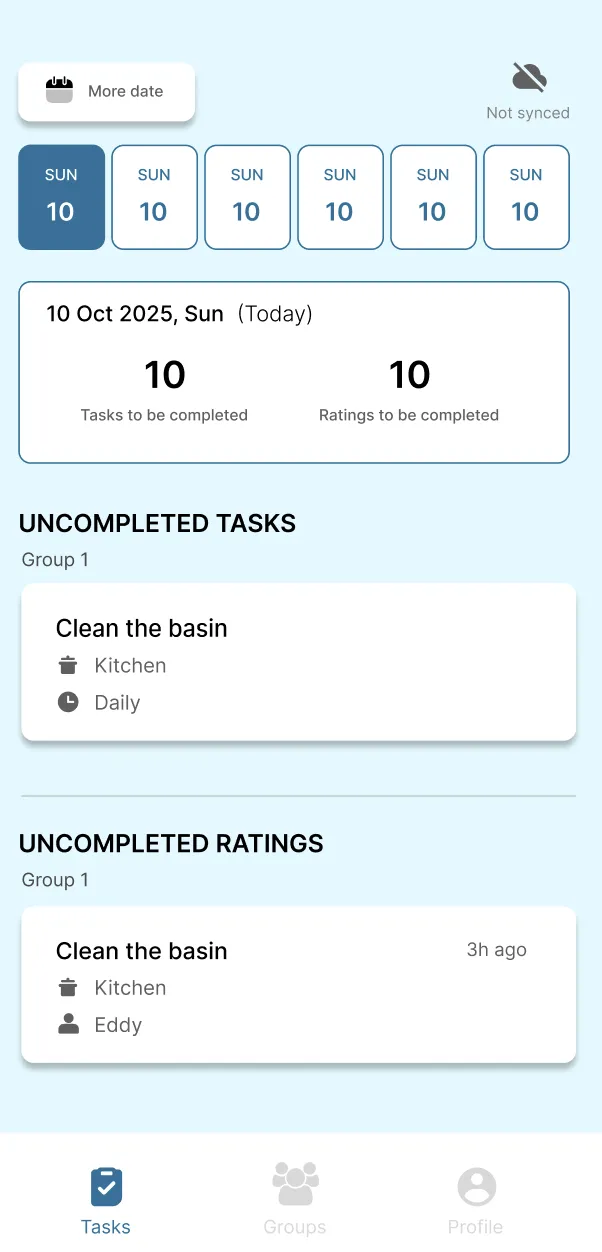 Housify — Shared Household Management Mobile App screenshot 2, full view