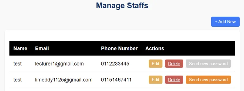 Exam Document Management System screenshot 5, full view